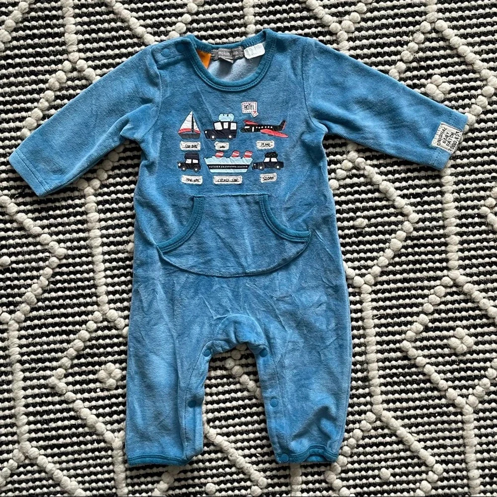 Pumpkin Patch Baby / Infant Velour Body Suit Size 3-6 Months